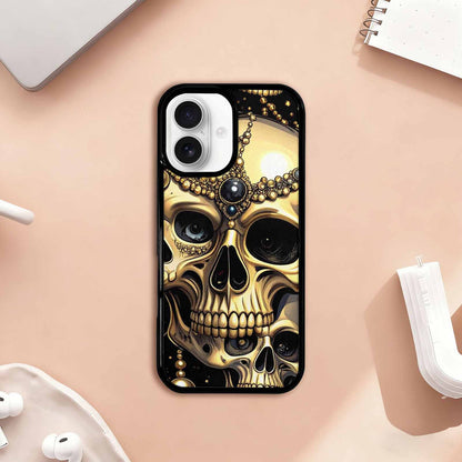 iPhone 17 Case — Skull Dark Art Gothic Print Gothic, Custom Designed Case Cover