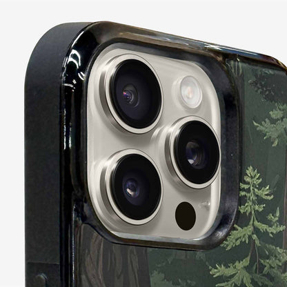 iPhone 16 Pro Case — Seamless Pattern Ancient Redwood Forest Giant, Original Design Phone Case