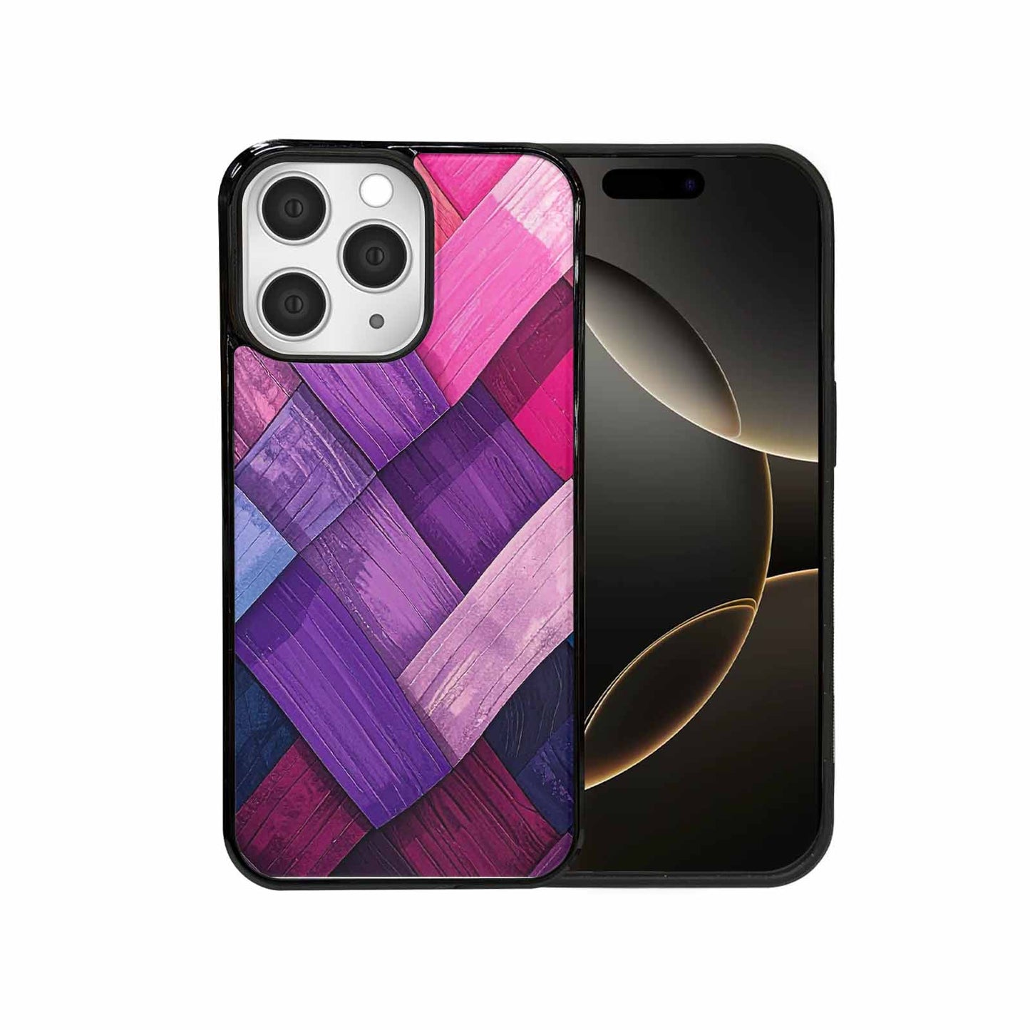 iPhone 15 Pro Max Case — Genderfluid Flag Color Theme Small Rainbow, Custom Print Case Cover