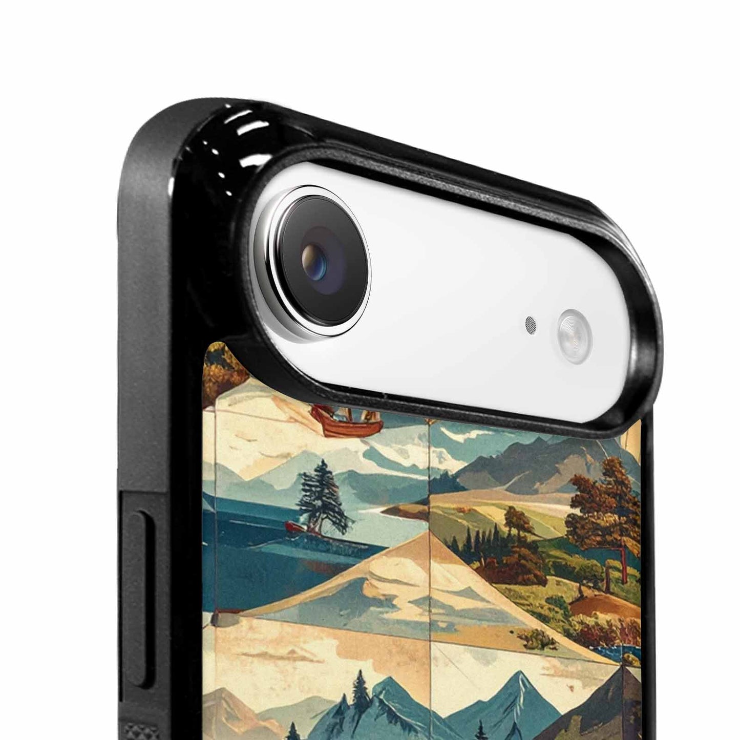 iPhone 17 Air Case — Vintage Travel Artwork Pattern Retro Vintage, Customized Protective Case