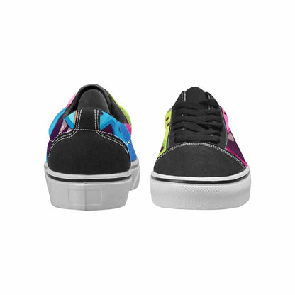 MEN'S Melting Icecream Monster Cherry Canvas Lace-Up Neon Fantasy Custom Shoes