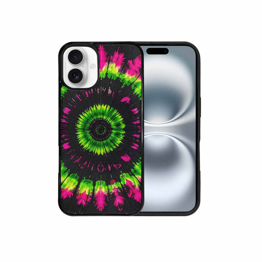 iPhone 16 Plus Case — Acid Wash Tie Dye Pattern High, Custom Designed Case Cover