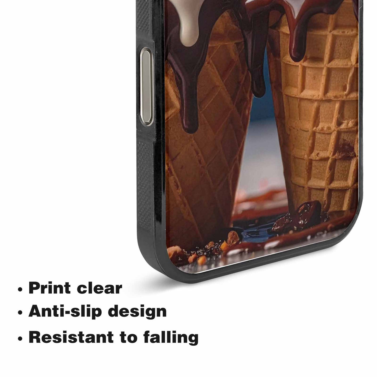 iPhone 15 Pro Max Case — Extreme Close Up Shot Only Drippig, Custom Made Phone Cover