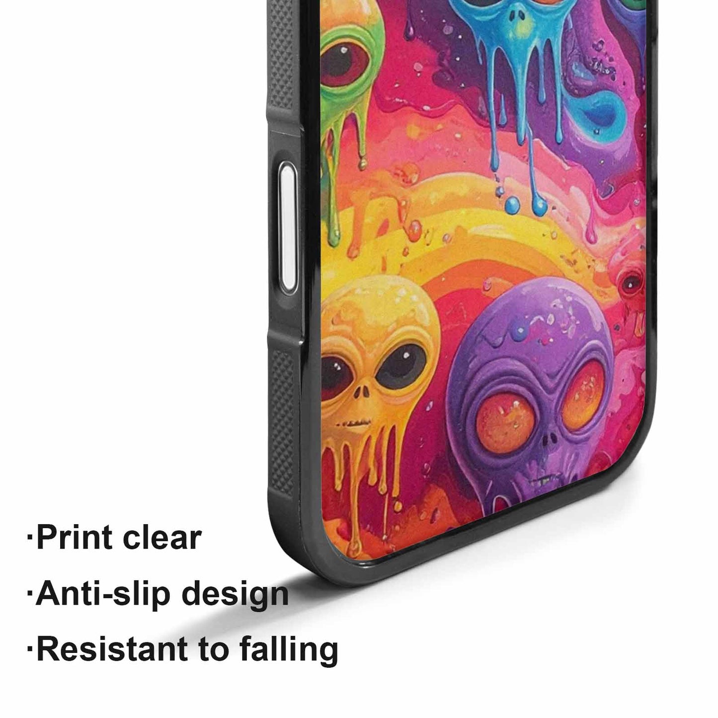 iPhone 17 Case — Aliens Tie Dyemelting Aliens Tie Dye, Personalized Phone Case