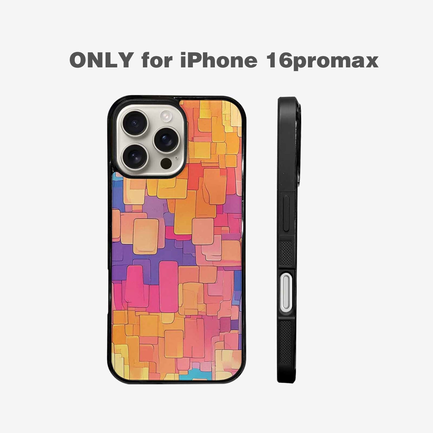 iPhone 16 Pro Max Case — Color Gradient Fade Pattern Hundreds Of, Custom Phone Case