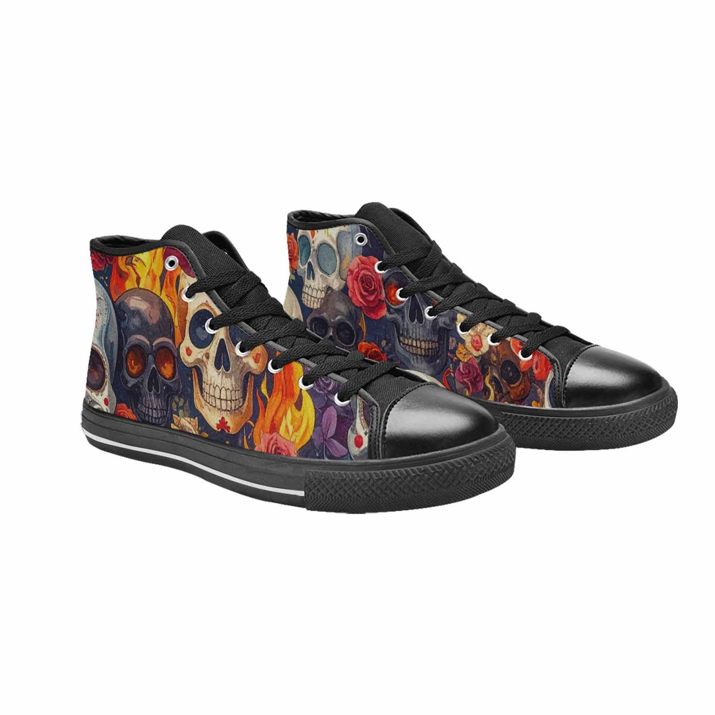 MEN'S Skull High Top Canvas Dreamcore Shoes