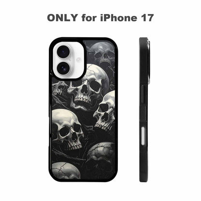 iPhone 17 Case — Skull Dark Art Gothic Print Gothic, Unique Phone Case Design