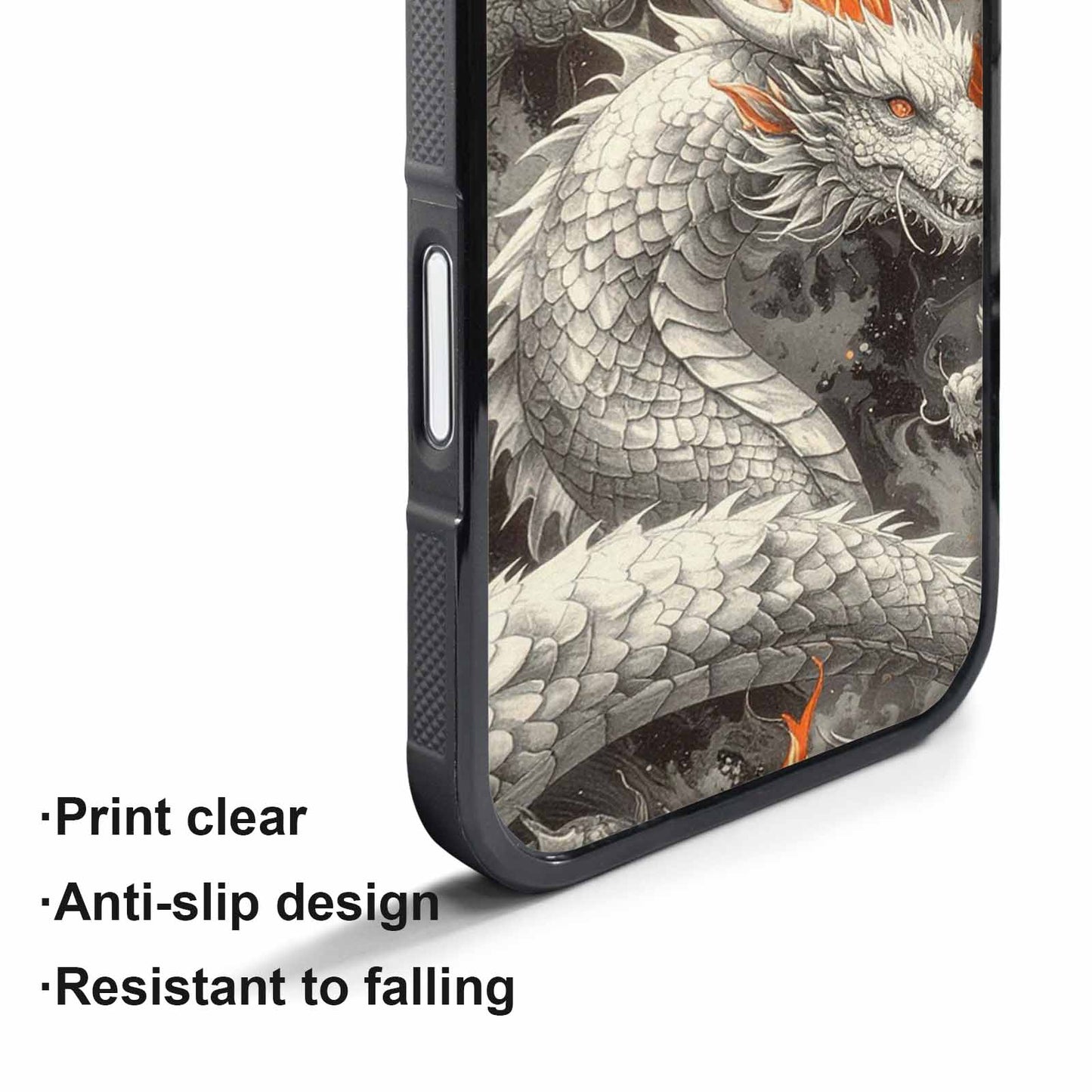 iPhone 17 Pro Case — Retro Dragons Flame Retro Vintage, Custom Art Phone Cover