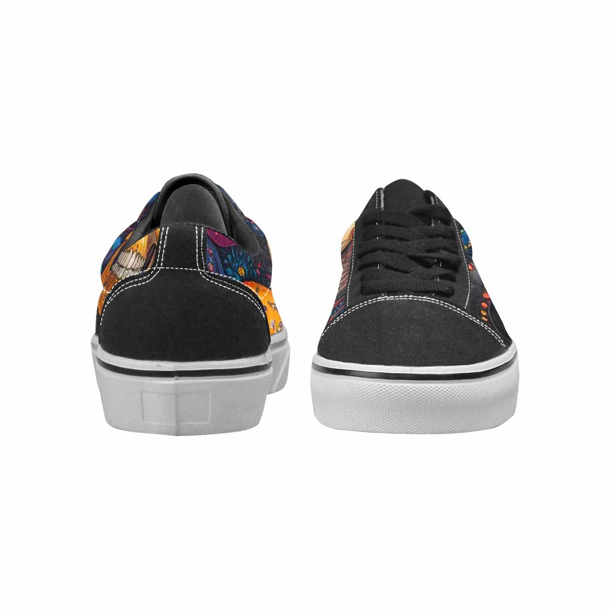 WOMEN'S Skulls (general) Skulls Lace-Up Canvas Dreamcore Shoes