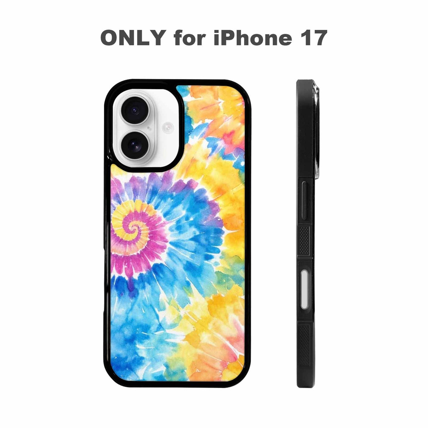 iPhone 17 Case — Small Tie Dye Swirl Tie Dye, Customized Protective Case