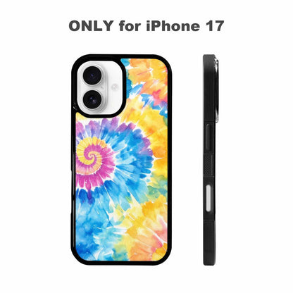 iPhone 17 Case — Small Tie Dye Swirl Tie Dye, Customized Protective Case