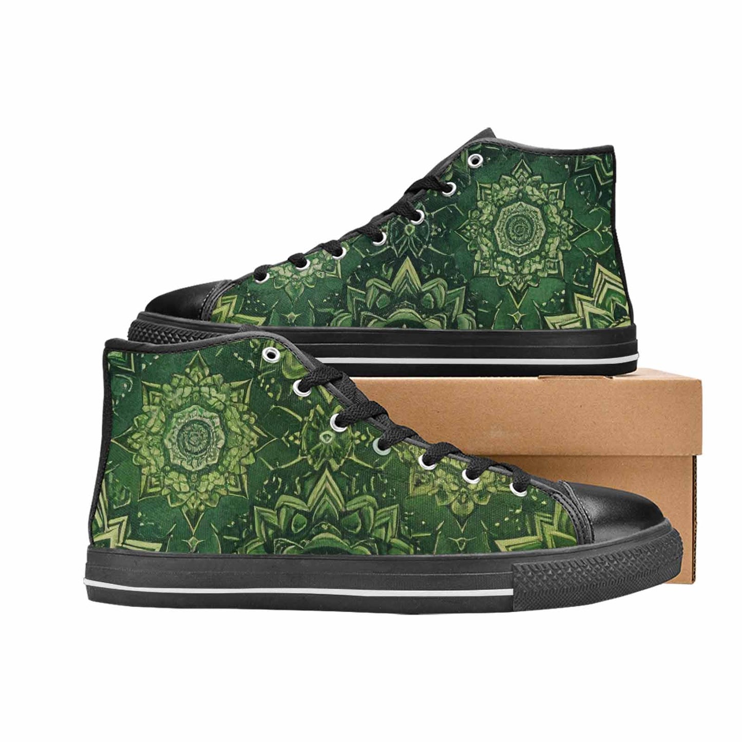 MEN'S Mandala High Top Canvas Y2K Shoes