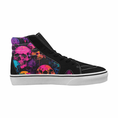 MEN'S 1000s Skulls Digital Camo High Top Canvas Aesthetic Custom Shoes