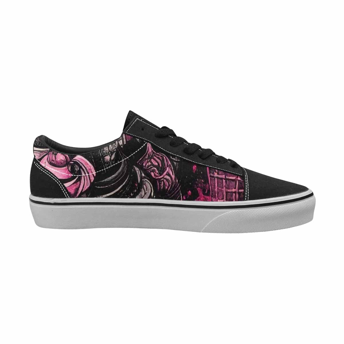 WOMEN'S Ice Cream Motif Lace-Up Canvas Aesthetic Shoes