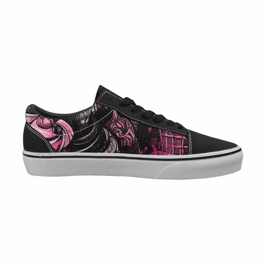 MEN'S Ice Cream Motif Lace-Up Canvas Aesthetic Shoes