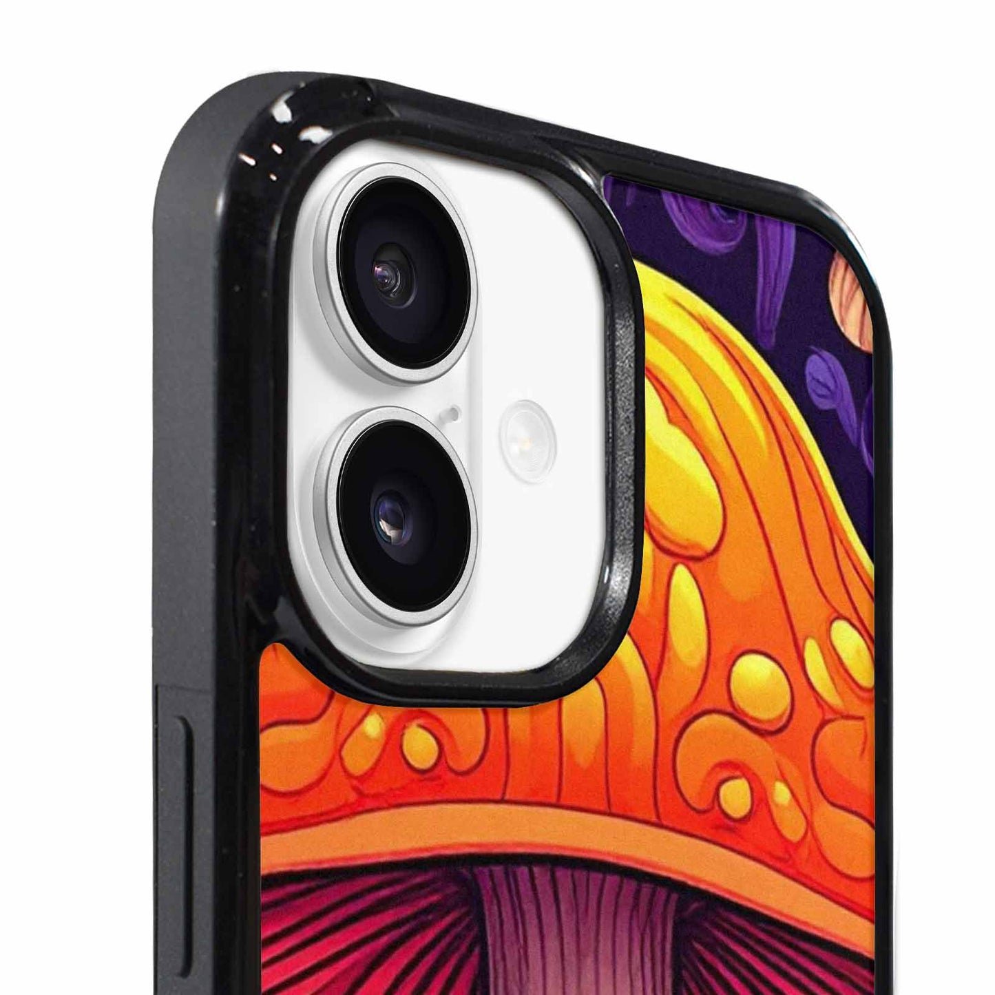 iPhone 17 Case — Psychedelic Mushroom Cartoon Pattern Cartoon Cute, Custom Art Phone Cover