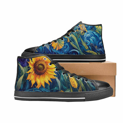 MEN'S Blend All Versions High Top Canvas Vibrant Chaos Sneakers