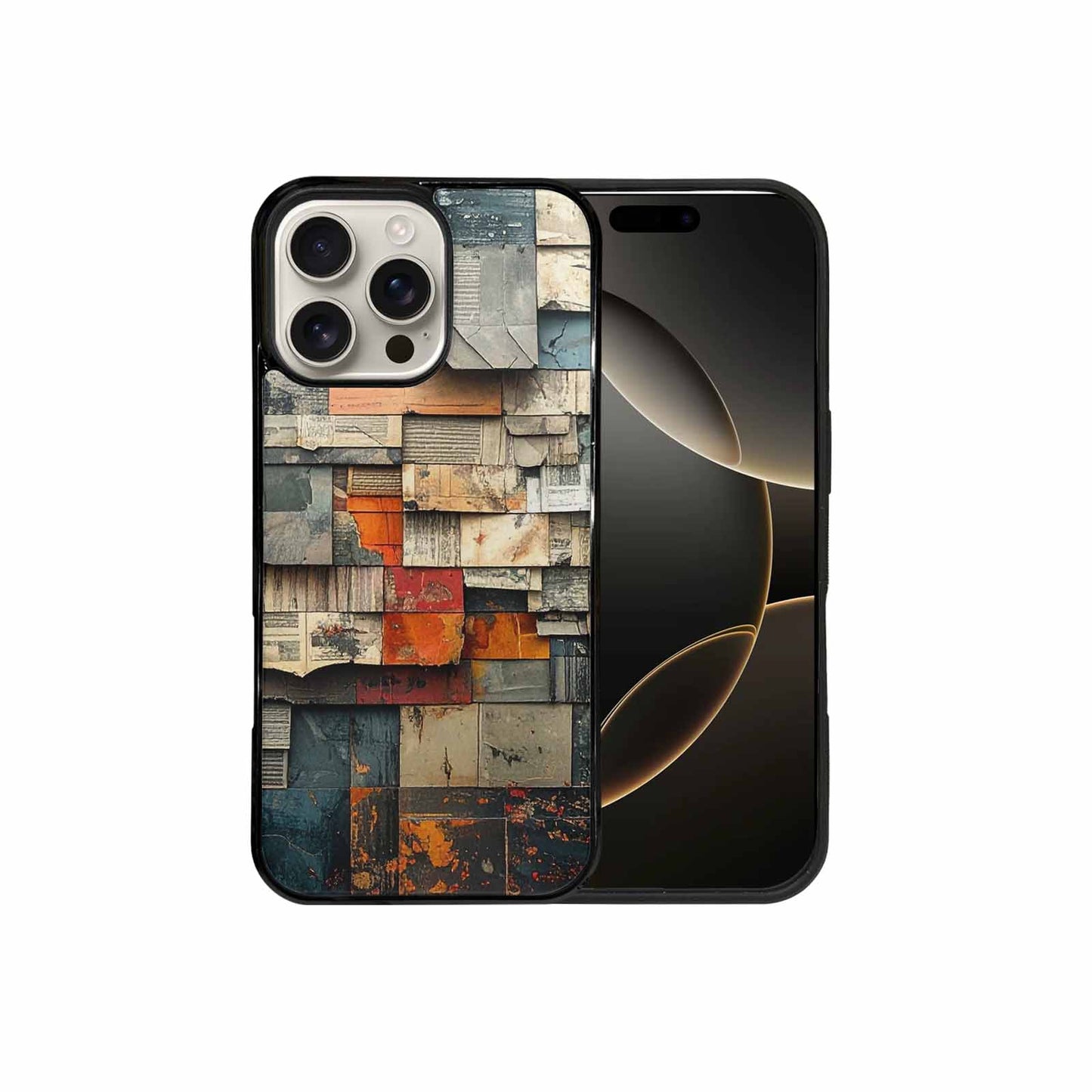 iPhone 16 Pro Max Case — Distressed Grunge Texture Pattern Hundreds Of, Unique Phone Case Design