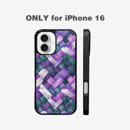 iPhone 16 Case — Genderqueer Flag Color Theme Small Rainbow, Custom Art Phone Cover
