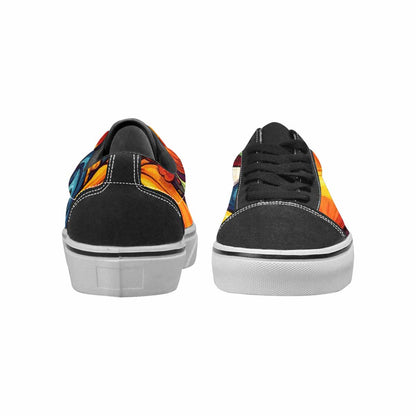 MEN'S Halloween Witches Ghouls Canvas Lace-Up Vivid Sneakers