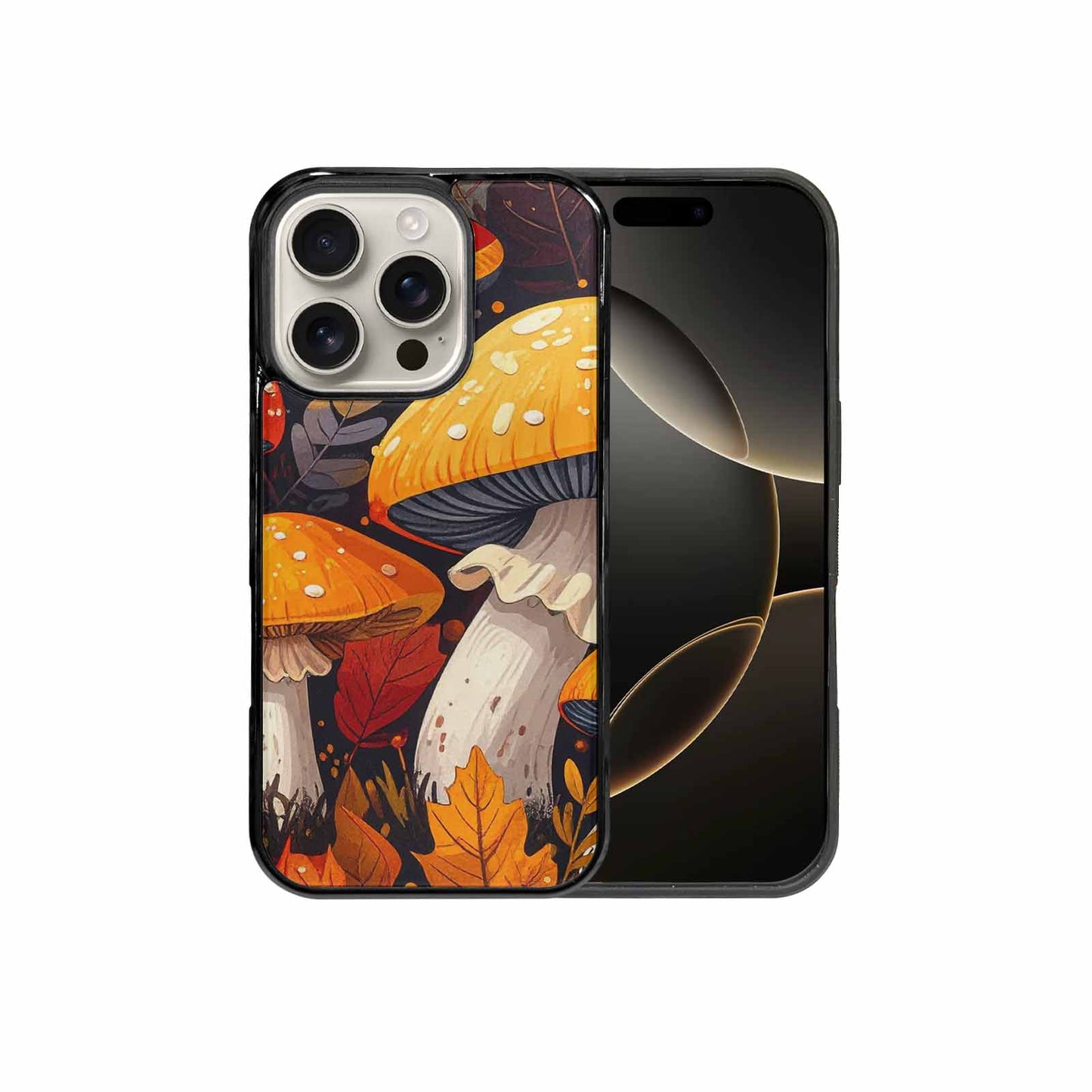 iPhone 16 Pro Case — Bold Autumn Mushroom Bold Autumn Mushroom, Personalized Phone Case