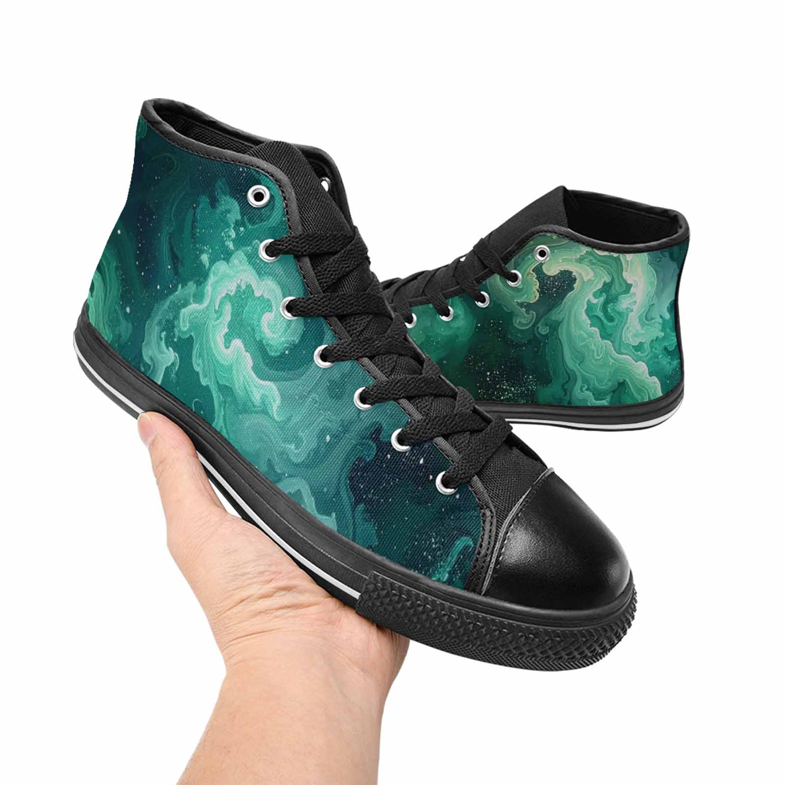 WOMEN'S Galaxy Art - High Top Canvas Dreamcore Sneakers