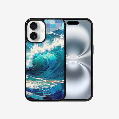 iPhone 16 Case — Wave Crest Splash Wave Crest Splash, Personalized Phone Case