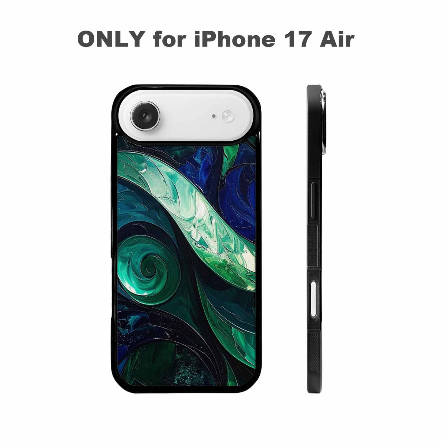 iPhone 17 Air Case — Seamless Tileable Pattern Of Overlapping Tie, Custom Art Phone Cover