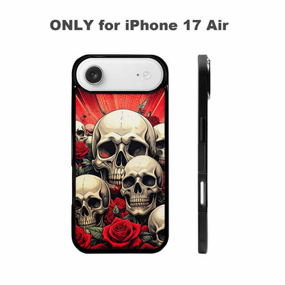 iPhone 17 Air Case — Skull Dark Art Gothic Print Gothic, Custom Designed Case Cover