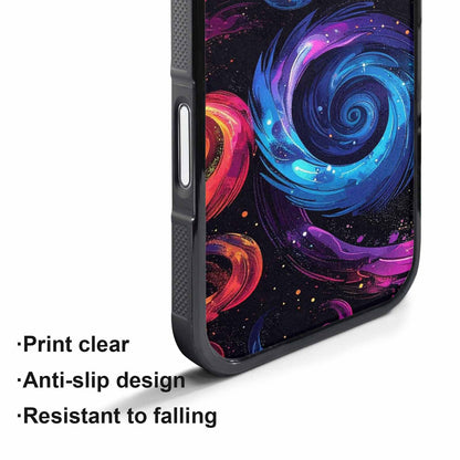 iPhone 17 Pro Max Case — Rose Galaxy Art Seamless Galaxy Space, Custom Phone Case