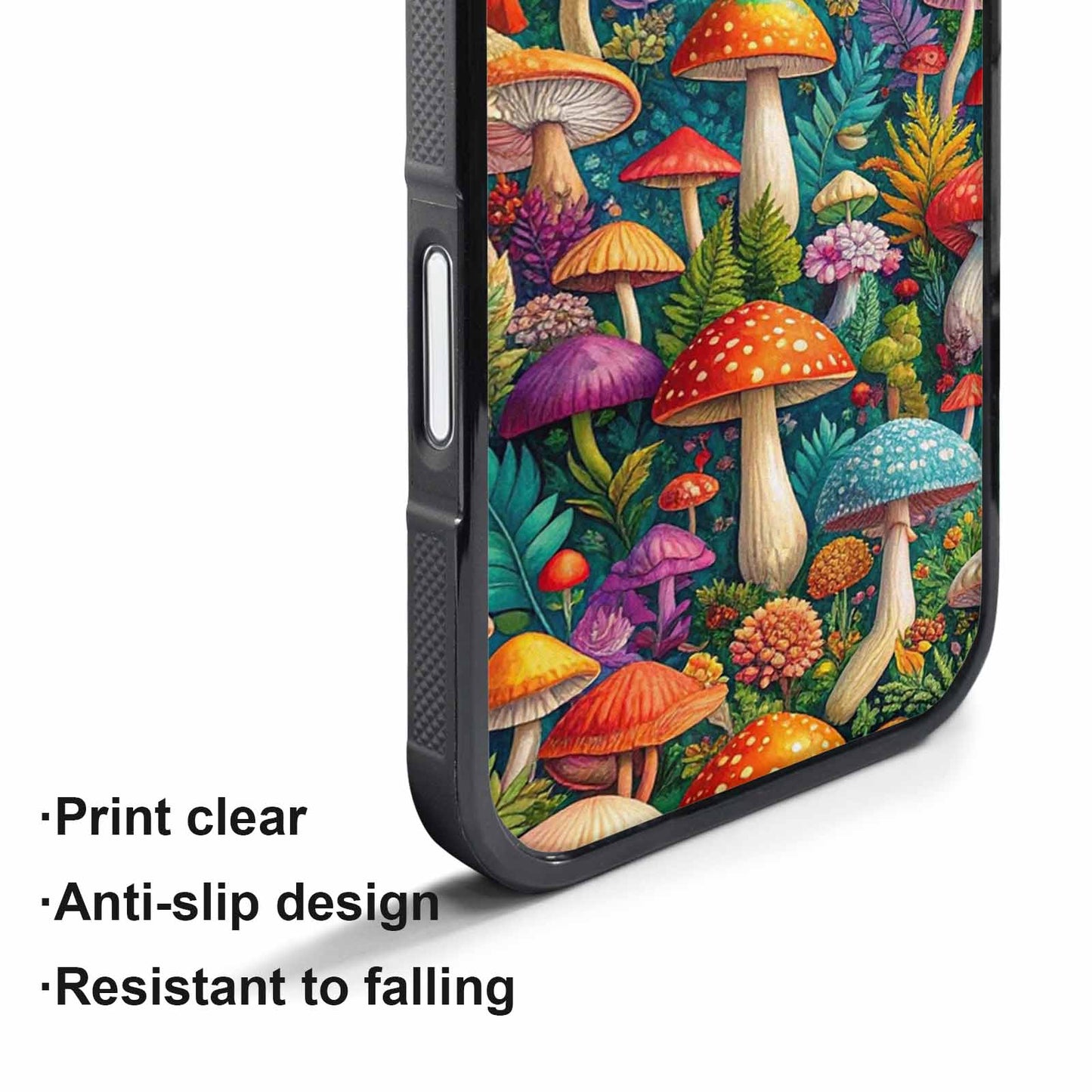iPhone 17 Pro Case — Mushrooms Botanicalmushrooms P Xsd Floral, Custom Designed Case Cover