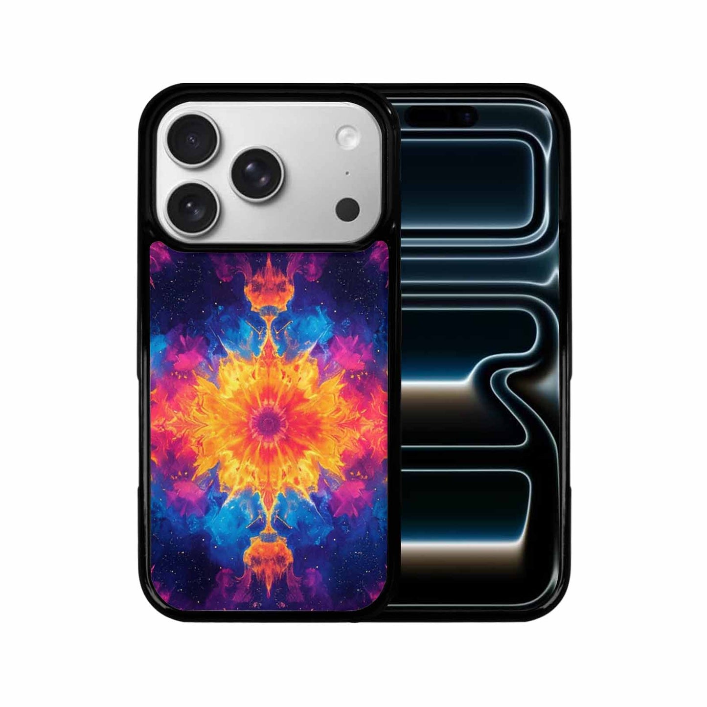 iPhone 17 Pro Case — Tie Dye Galaxy Art Seamless Tie, Custom Designed Case Cover