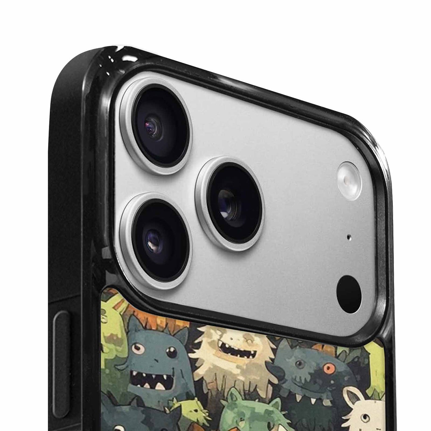 iPhone 17 Pro Case — Monsters Camomonsters Pattern D6o Camo, Customized Protective Case