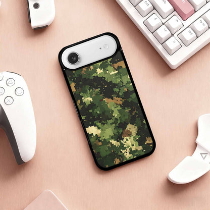 iPhone 17 Air Case — Small Military Camouflage Blotch Pattern Camo, Custom Made Phone Cover