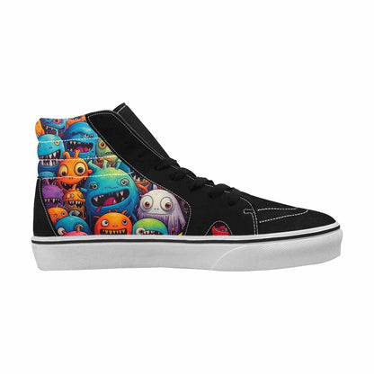 MEN'S Monsters (general) High Top Canvas Dark Academia Sneakers