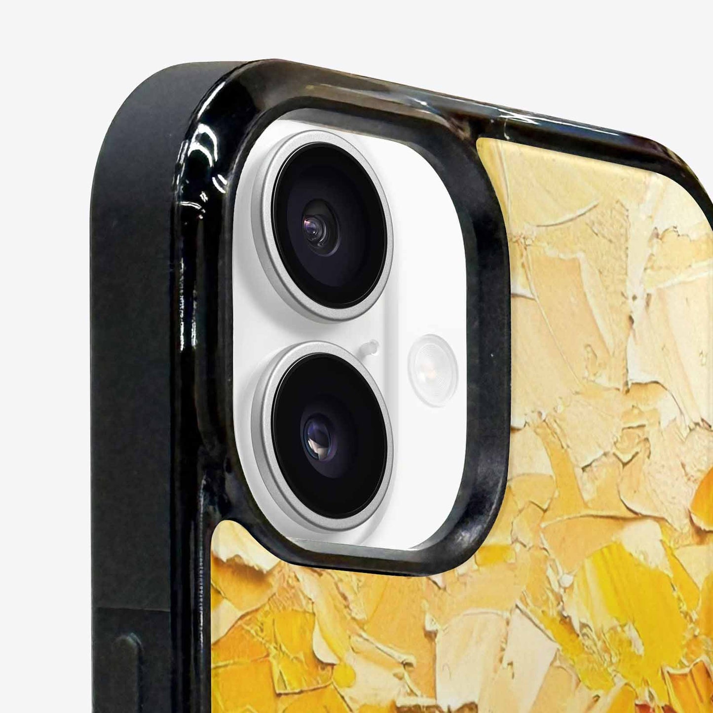 iPhone 16 Case — Impressionist Sunflower Brushstroke Pattern Hundreds Of, Custom Made Phone Cover