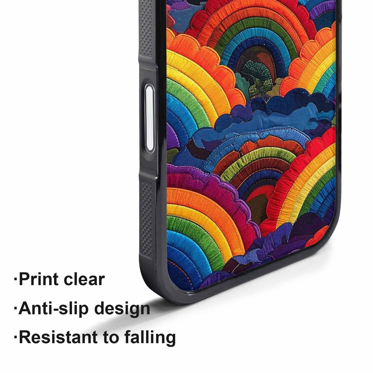 iPhone 17 Pro Case — Vivid Camo Rainbow Arc Camo, Custom Art Phone Cover