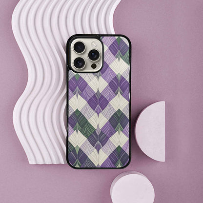 iPhone 16 Pro Max Case — Genderqueer Flag Color Theme Small Rainbow, Personalized Phone Case