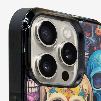 iPhone 16 Pro Case — Skulls General Skulls Pattern, Custom Made Phone Cover