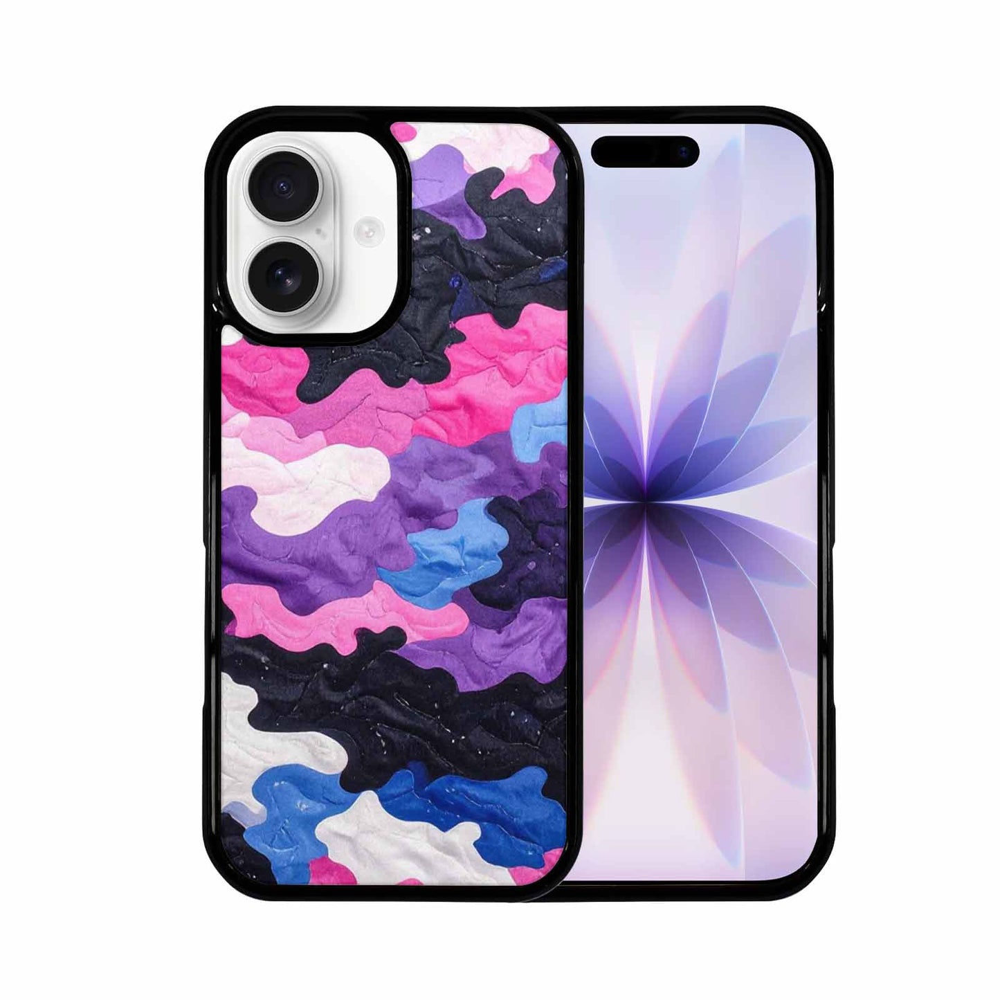 iPhone 17 Case — Vivid Camo Genderfluid Camo, Customized Protective Case