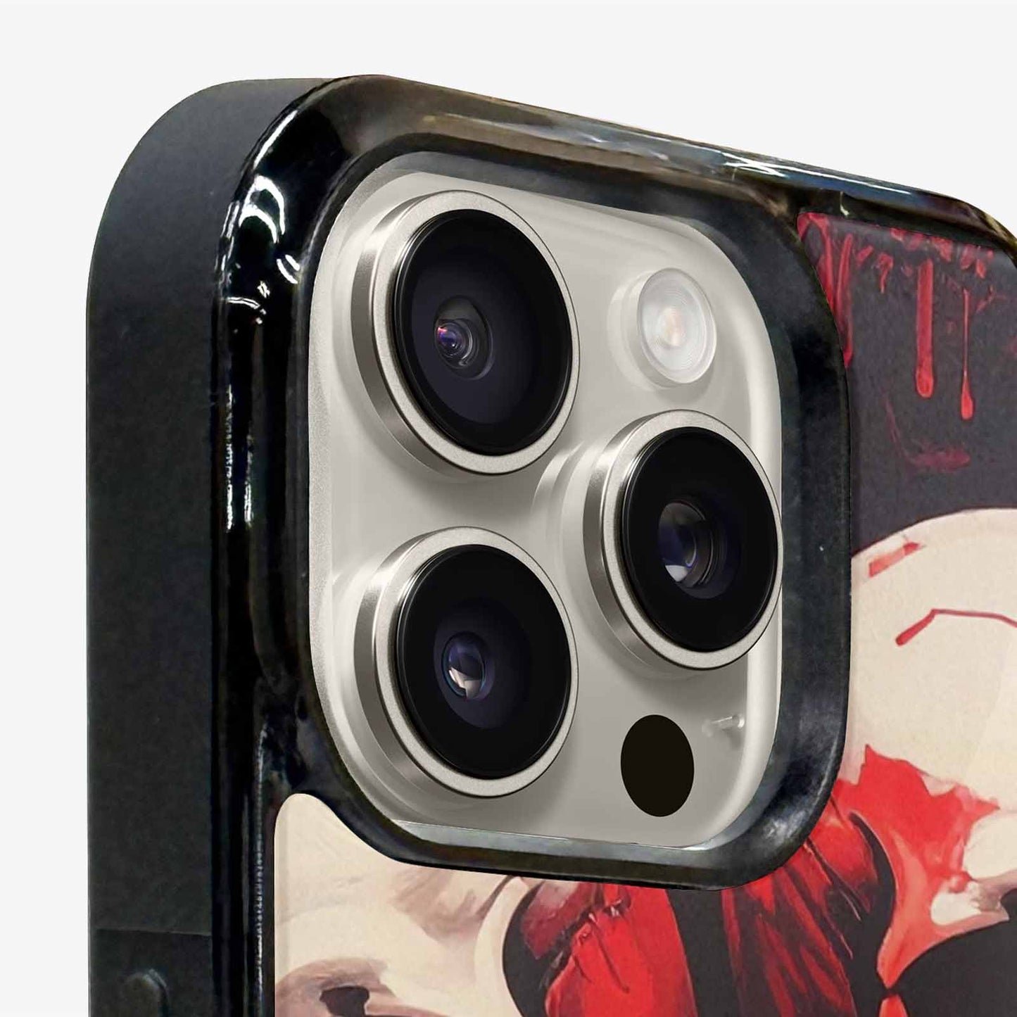 iPhone 16 Pro Case — 1000\'s Of Skulls Overlapping Eachother Everywhere, Personalized Phone Case