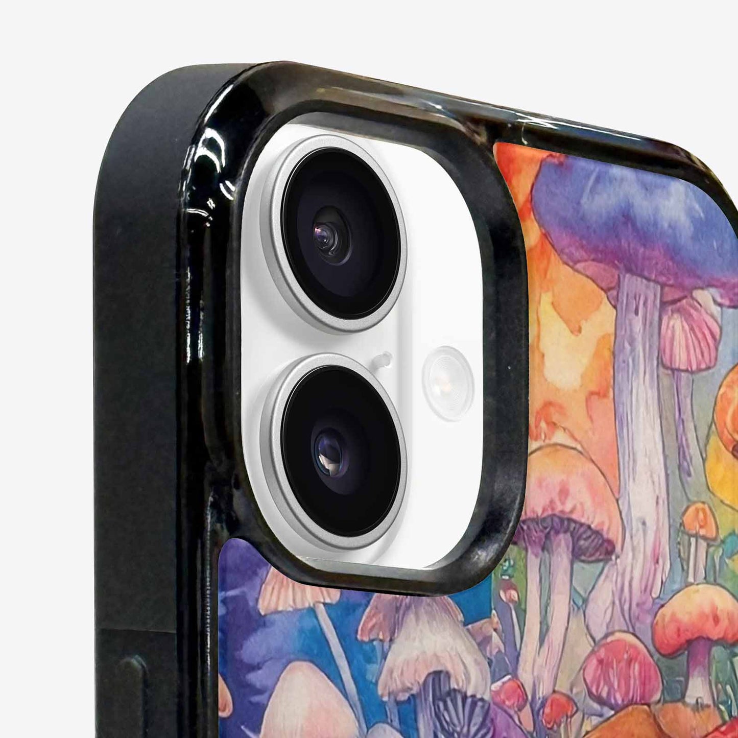 iPhone 16 Case — Mushrooms Tie Dyemushrooms Pat 6t6 Personalized, Customized Protective Case