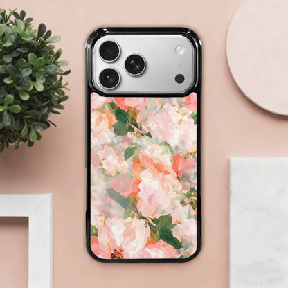 iPhone 17 Pro Max Case — Marble Floral, Custom Made Phone Cover