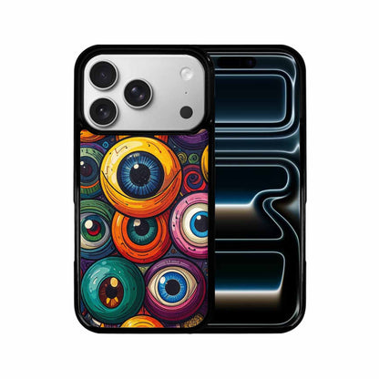 iPhone 17 Pro Case — Seamless Tileable Pattern Of Overlapping Cartoon, Original Design Phone Case