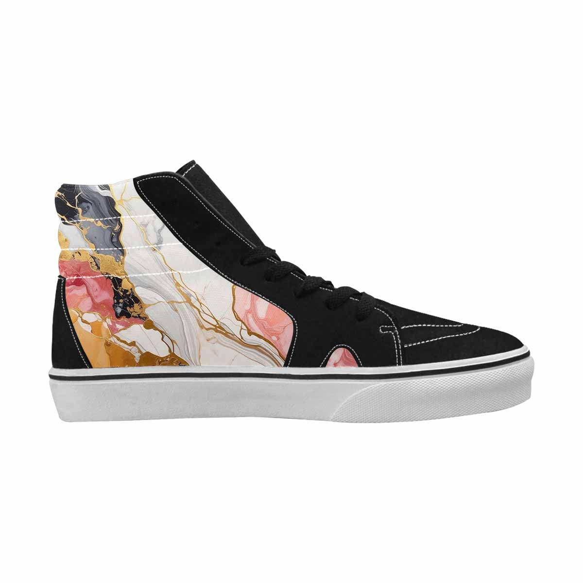 MEN'S Marble Vein High Top Canvas Surreal Shoes