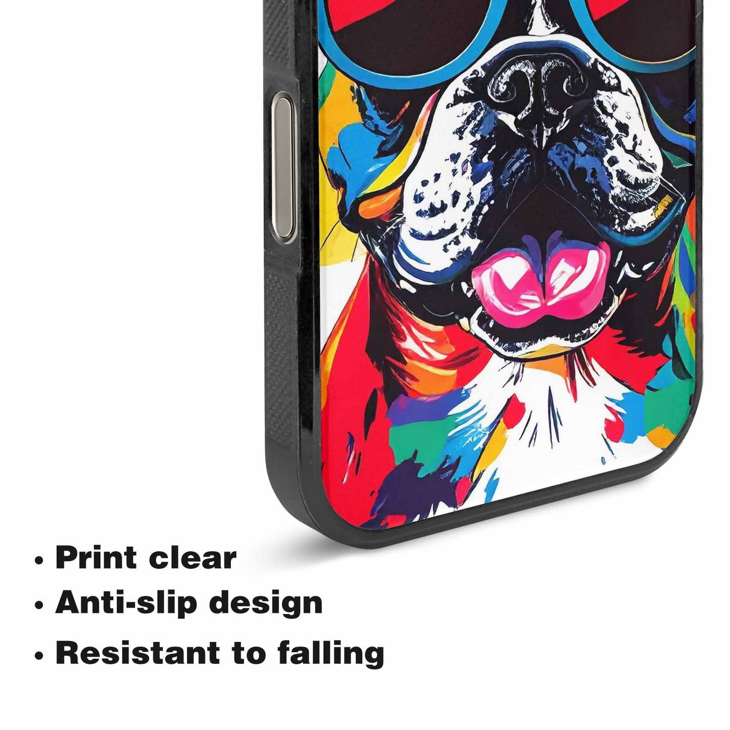 iPhone 16 Pro Max Case — French Bulldog Pop Art Pattern, Custom Designed Case Cover
