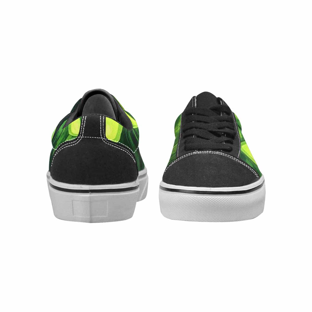 MEN'S Halloween Glowing Jackolantern Canvas Lace-Up Vivid Sneakers