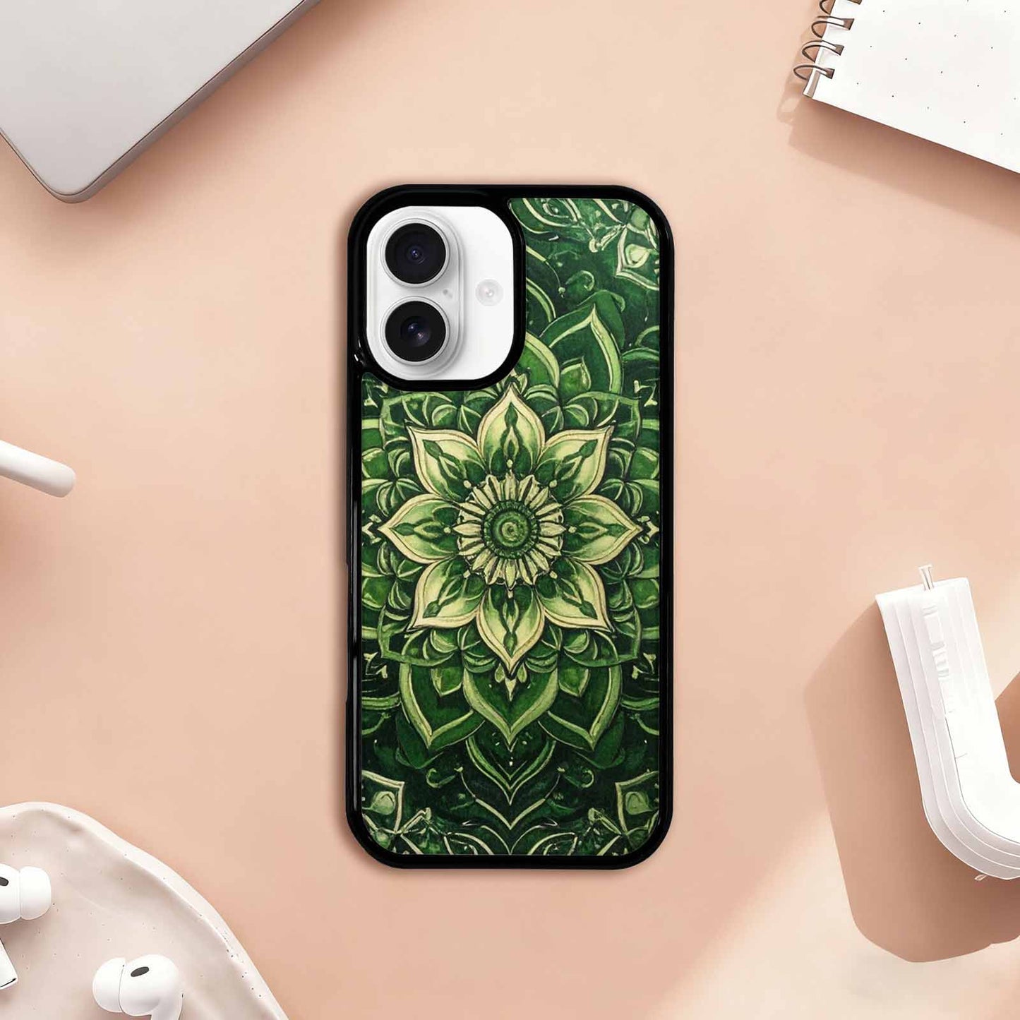 iPhone 17 Case — Small Mandala Pattern, Randomly Floral, Original Design Phone Case