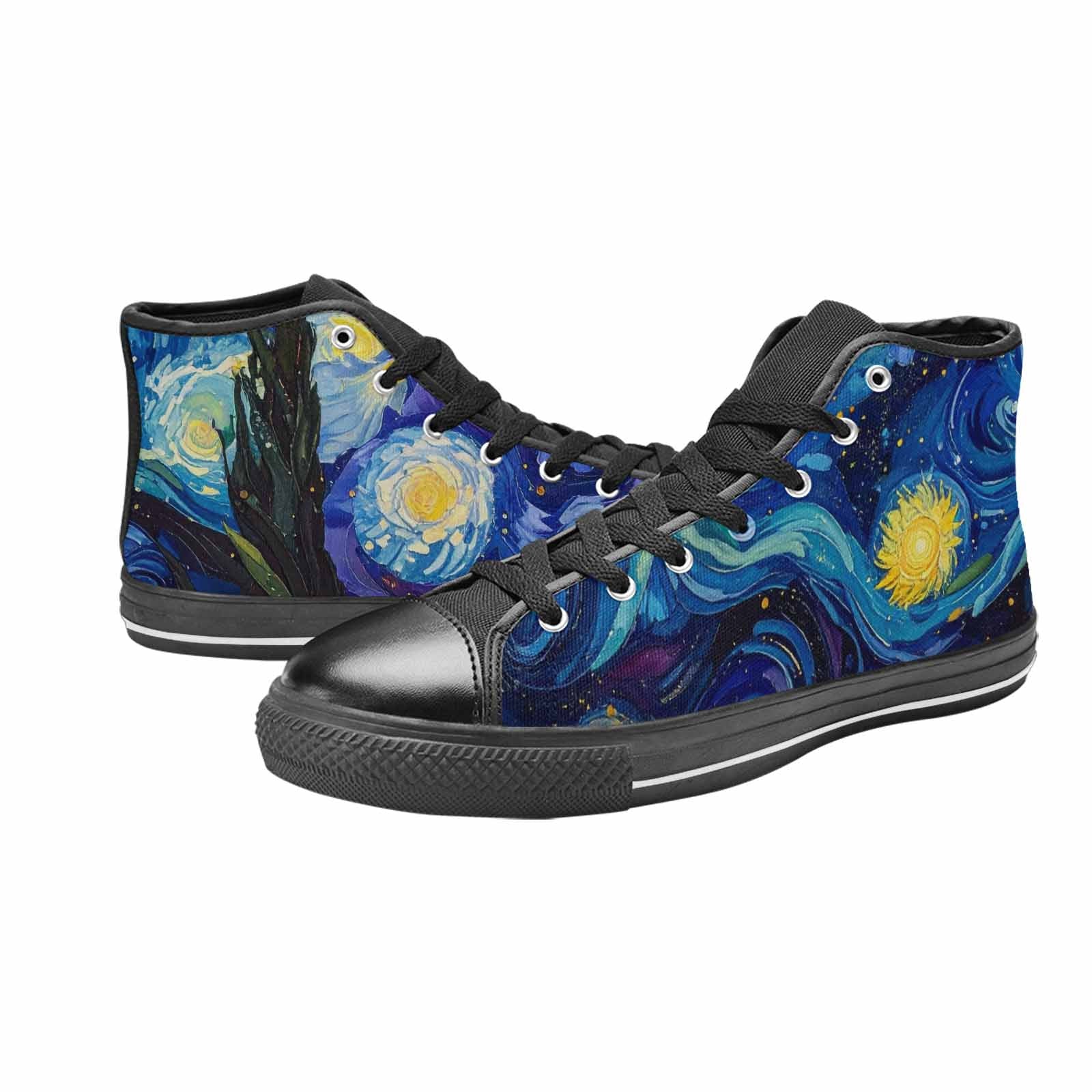 MEN'S Blend All Versions High Top Canvas Dark Academia Custom Shoes