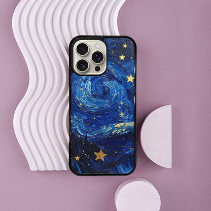 iPhone 16 Pro Max Case — Starry Night Galaxy Custom Personalized Phone, Personalized Phone Case